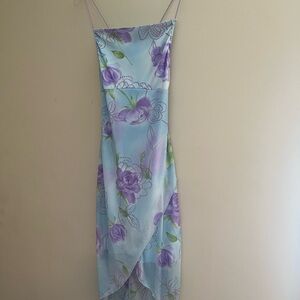 Floral Spaghetti Strap Dress